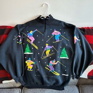 Vintage Marci Lipman Robert Kitchen Apres Ski Sweater!